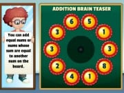 Play Addition Brain Teaser Game on FOG.COM