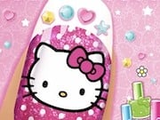 Play Hello Kitty Nail Salon Game on FOG.COM