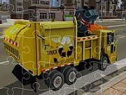 Play Garbage Trucks Jigsaw Game on FOG.COM