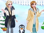 Play Frozen Sisters South Pole Travel Game on FOG.COM
