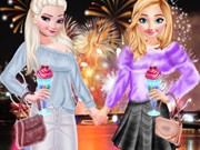 Play Frozen Sisters New Year Eve Game on FOG.COM