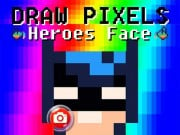 Play Draw Pixels Heroes Face Game on FOG.COM