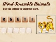 Play Word Scramble Animals Game on FOG.COM