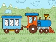 Play Trains For Kids Coloring Game on FOG.COM
