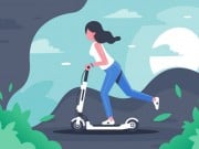 Play Electric Scooter Rides Jigsaw Game on FOG.COM