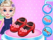 Play Little Elsa Fashion Shoes Design Game on FOG.COM