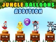 Play Jungle Balloons Addition Game on FOG.COM