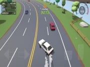 Play Polygon Drift: Endless Traffic Racing Game on FOG.COM