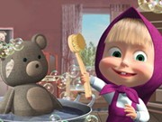 Play Masha And The Bear Cleaning Game Game on FOG.COM