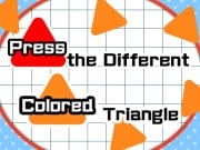 Play Press the different Colored Triangle Game on FOG.COM