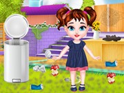 Play Baby Taylor Backyard Cleaning Game on FOG.COM