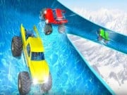 Play Crazy Monster Truck Water Slide Game Game on FOG.COM