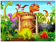 Play Dinosaurs Jigsaw Deluxe Game on FOG.COM