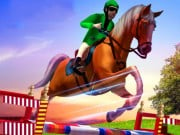 Play Horse Show Jump Simulator 3D Game on FOG.COM