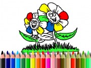 Play BTS Flowers Coloring Game on FOG.COM