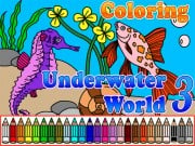 Play Coloring Underwater World 3 Game on FOG.COM