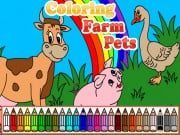 Play Coloring Farm Pets Game on FOG.COM