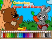 Play Coloring Bear and Bunny Game on FOG.COM