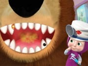 Play Girl And The Bear Dentist Game Game on FOG.COM