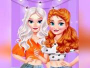 Play Eliza & Annie Puff Sleeve Dress Up Game on FOG.COM