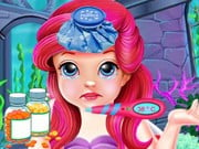 Play Baby Ariel Treating Cold Game on FOG.COM