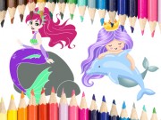 Play Mermaid Coloring Book Game on FOG.COM