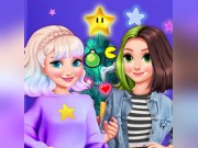 Play Neon vs E Girl #Xmas Tree Deco Game on FOG.COM