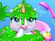 Play My Baby Unicorn Virtual Pony Pet Game on FOG.COM