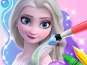 Play Coloring Book For Elsa Game on FOG.COM