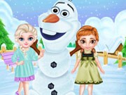 Play Frozen Sisters Snow Fun Game on FOG.COM