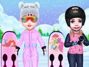 Play Baby Taylor Skiing Dress Up Game on FOG.COM