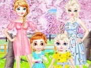 Play Frozen Family Flower Picnic Game on FOG.COM