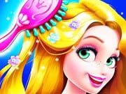 Play Long Hair Princess Hair Salon Game on FOG.COM