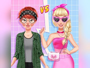 Play Tomboy vs Girly Girl Fashion Challenge Game on FOG.COM