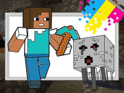 Play Minecraft Coloring Pages Game on FOG.COM