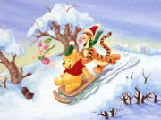 Play Christmas Winnie Pooh Jigsaw Game on FOG.COM