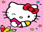 Play Color & Paint By Number With Hello Kitty Game on FOG.COM