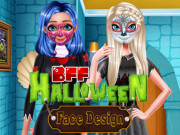 Play BFF Halloween Face Design Game on FOG.COM
