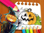 Play Hallowen Coloring Book Game on FOG.COM