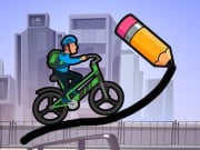 Play Draw The Bike Bridge Game on FOG.COM