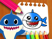 Play Baby Shark Coloring Book Game on FOG.COM