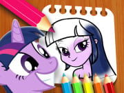 Play Equestria Girls Coloring Book Game on FOG.COM