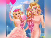 Play Princess Mom Daughter Cute Family Look Game on FOG.COM