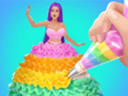 Play Icing On Doll Cake - Creative Bakery Game on FOG.COM