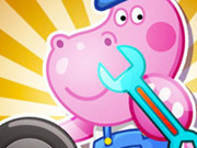 Play Hippo Car Service Station Game on FOG.COM