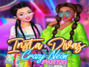 Play Insta Divas Crazy Neon Party Game on FOG.COM