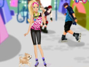 Play Barbie on roller skates Game on FOG.COM