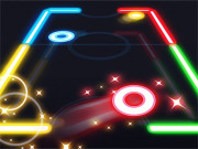 Play Glow Air Hockey Game on FOG.COM