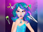 Play Influencer #Galaxy Hairstyle Challenge Game on FOG.COM