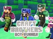 Play Craft Bros Boy Runner Game on FOG.COM